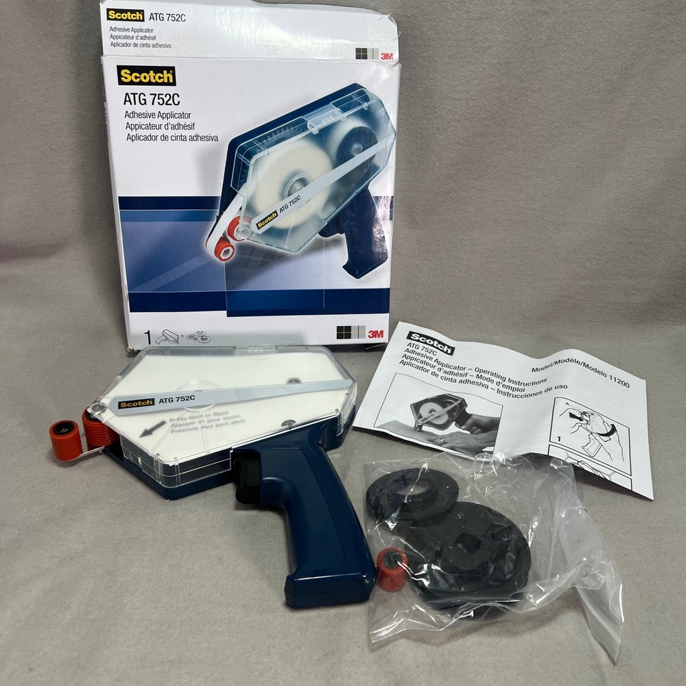 Scotch Adhesive Applicator Blue ATG 752C Industrial Scrapbooking One Size - Picture 6 of 9